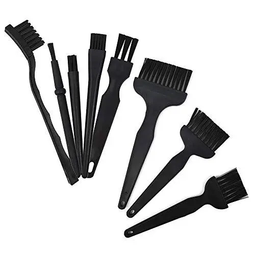 Produktbild: Antistatische Bürsten，8 Stücke Nylon Pinsel und bürsten Set Elektronik bürste Laptop Tastatur Pinsel，für Platinen Elektronik, PC Reinigung