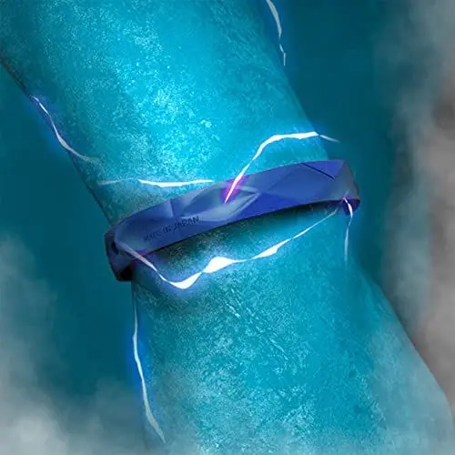 Produktbild: Antistatische Handschlaufen, Antistatisches Armband Silikon Verbessern Den Schlaf Winter Elektrostatische Entfernung Armband für Männer und Frauen, Silikagel mit Negativen Ionen und(Navy blau)