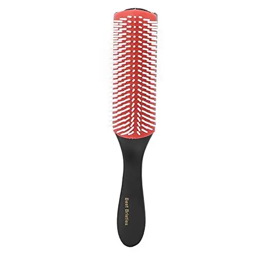 Produktbild: Antistatische Neunreihige Kämme, 9 reihige Entwirrungsbürste für Lockiges Haar Kissen Haarbürste Zum Trennen, Formen, Definieren von Locken, Föhnen, Reise Haarbürste, Lockenbürste