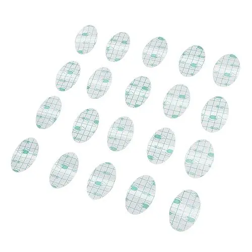 Produktbild: Anti-Verschleiß-Schuhaufkleber, Fußpflege-Schutzpolster, Weich und Bequem, Dünn, Diskretes PU, Starker Klebstoff für Sandalen (Transparent)