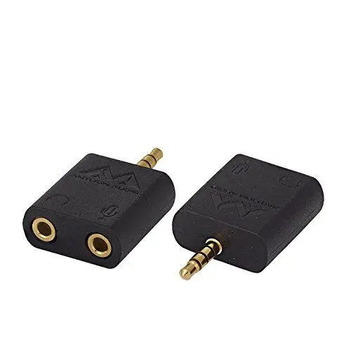 Produktbild: Antlion Audio 3,5-mm-Y-Adapter verwandelt einzelne Audio-/Mikrofonbuchse in separaten Kopfhörer- und Mikrofonanschluss für PCs, Laptops, Smartphones, Tablets, Spielkonsolen, Controller und mehr