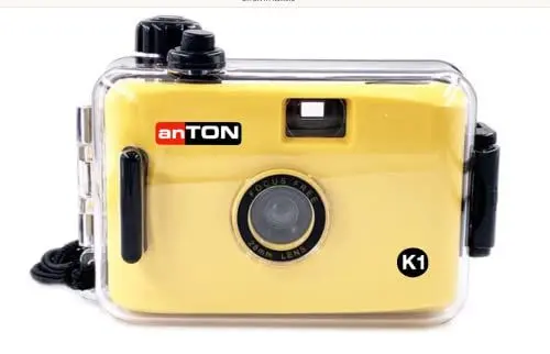 Produktbild: Anton K1 Nachfüllbare Wiederverwendbare Kleinbild Film 35mmKamera im Set mit Action/Unterwassergehäuse (Film Nicht im Lieferumfang)