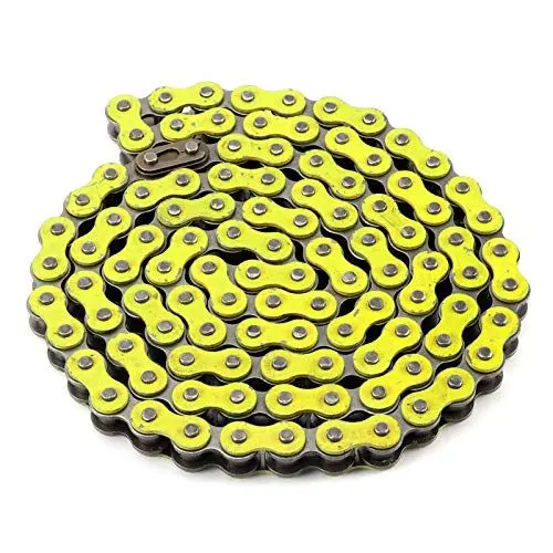 Produktbild: Antriebskette Motorrad ATV Kette Ersatzkette Ersatzteile Motorradantriebsketten für 420‑106L Motorrad ATV(yellow)