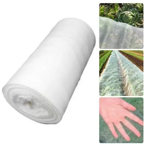 Produktbild: Anttyscar Insektenschutznetz Gemüsenetz Pflanzennetz Netze Gartennetze für Gemüse Pflanzen Früchte Blumen Felder Gewächshaus Reihenabdeckungen Hochbeetbarriere Bildschirm Vogelschutznetz(2x5M)