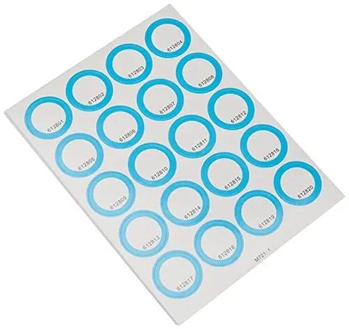 Produktbild: Anybook Reader Sticker-Set blau, 400 Aufkleber Codes für DRP-5100 Anybook Audiostift, je 200 transparent und 200 weiß