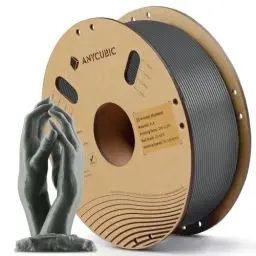 Produktbild: ANYCUBIC 1.75 mm PLA 3D-Druckerfilament, 3D Drucker PLA Filament 1kg 3D Filament, Filament 3d Druckmaterialien, RFID für Intelligentes Drucken, PLA Grau