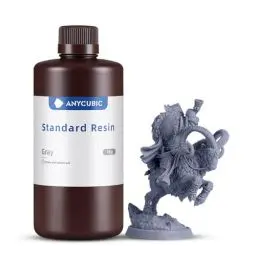 Produktbild: ANYCUBIC 3D Drucker Resin, UV 405nm Standard Rapid Photopolymer Resin, mit Hoher Genauigkeit und Schneller Aushärtung und Hervorragender Fließfähigkeit für den LCD DLP 3D Printer (Grau,1000g)
