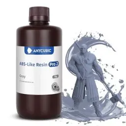 Produktbild: ANYCUBIC ABS-Like Resin Pro 2, 3D Drucker Resin mit erhöhter Festigkeit und Zähigkeit, Hoher Präzision und Geringe Schrumpfung, Weitgehende Kompatibilität mit allen Resin 3D Druckern (Grau,1000g)
