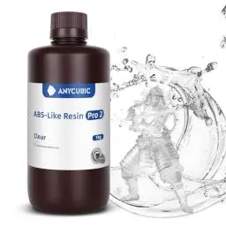 Produktbild: ANYCUBIC ABS-Like Resin Pro 2, 3D Drucker Resin mit erhöhter Festigkeit und Zähigkeit, Hoher Präzision und Geringe Schrumpfung, Weitgehende Kompatibilität mit allen Resin 3D Druckern (Transluzent,1kg)