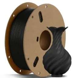 Produktbild: ANYCUBIC Matte PLA Filament 1,75mm, 3D Drucker Filament Präzision 1,75mm +/- 0,03mm, Matte Textur, Clog Free und Abbaubares für 3D Printer, Matt Schwarz 1KG