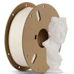 Produktbild: ANYCUBIC Matte PLA Filament 1,75mm, 3D Drucker Filament Präzision 1,75mm +/- 0,03mm, Matte Textur, Clog Free und Abbaubares für 3D Printer, Matt Weiß 1KG