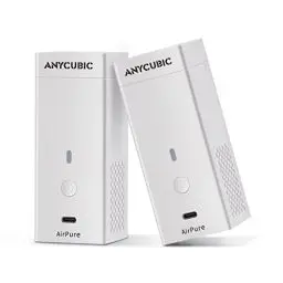Produktbild: ANYCUBIC Mini Luftreiniger für 3D Drucker, Ultraleiser und Leichter Air Purifier mit Hochdichtem Aktivkohlefilter für DLP SLA LCD 3D Drucker Zubehör (2pcs)