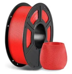 Produktbild: ANYCUBIC PETG Filament 1,75 mm, Maßgenauigkeit +/- 0,02 mm, 3D-Druck-Filament für 3D-Drucker, Vakuumverpackung, Ordentliche Spule, Rot 1KG