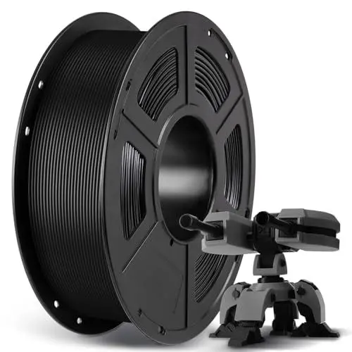 Produktbild: ANYCUBIC PLA+ Filament 1.75mm, PLA Plus, Maßgenauigkeit +/-0,02mm, Hohe Zähigkeit und Präzision -3D-Druckmaterialien, RFID für Intelligentes Drucken,1KG Schwarz