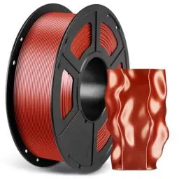 Produktbild: ANYCUBIC PLA Filament 1.75mm Silk Kupfer, 3D Drucker Filament 1.75 PLA Shiny Filament, Glänzend, Premium-Qualität,1KG Seide Rotes Kupfer