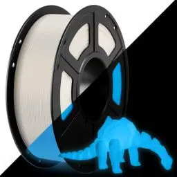Produktbild: ANYCUBIC PLA Leuchtet Filament, im Dunkeln Leuchtendes Blaues Filament 1.75mm, Maßgenauigkeit +/- 0.02mm, 1kg Spule Filament PLA für 3D Drucker, Leuchtendes Blau