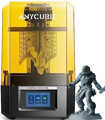 Produktbild: ANYCUBIC Photon Mono M5, 12K Harz-3D-Drucker mit 10,1'' HD-Monochrom-Bildschirm, Anycubic APP Online-Steuerung, aktualisierte Slicer-Software, Druckgröße von 218 * 123 * 200 mm