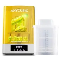 Produktbild: ANYCUBIC Wash and Cure 3 Plus, mit Schwanenhalsbeleuchtung, Dual-Layer-Design und IPA-Einsparung, für Photon M5/M5s/X2/X 6Ks/Halot-Mage/Mars 4/Saturn Series LCD/SLA/DLP 3D-Drucker, 228x128x260mm