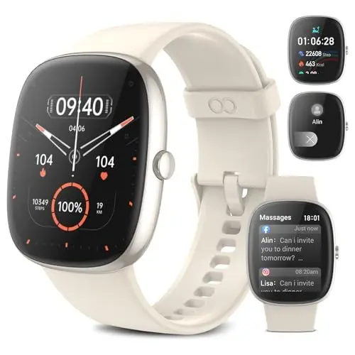 Produktbild: anyloop Fitnessuhr Damen Schrittzähler Uhr,1.69