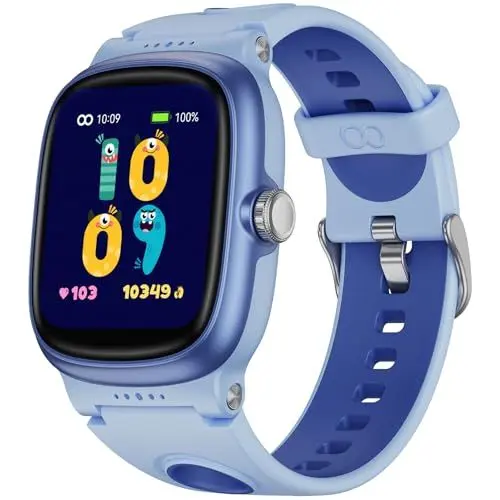 Produktbild: anyloop Kinder Smartwatch für Jungen und Mädchen, Fitness Aktivitäts Tracker Uhr,19 Sportmodi,Herzfrequenz Schlafmonitor,Kindergeschenke für Teenager,Alarm Clock