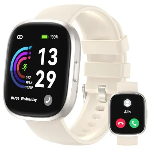Produktbild: anyloop Smartwatch Damen Herren mit Telefonfunktion,1.83