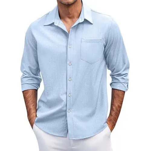 Produktbild: Anzüge für Herren Hemd Weiss Herren Shirt Langarm Herren Anzug Herren Winter Hemd Herren Hemd Herren Langarm Slim Fit Nadelstreifen Anzug Herren Hemd Kariert Herren Glitzer Türkis XL