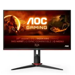 Produktbild: AOC Gaming 27G2 - 27 Zoll FHD Monitor, 144 Hz, 1ms (1920x1080, HDMI, DisplayPort, Free-Sync) schwarz/rot