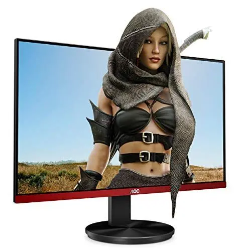 Produktbild: AOC Gaming G2490VXA - 24 Zoll FHD Monitor, 144 Hz, 1 ms, FreeSync Premium (1920x1080, HDMI, DisplayPort) schwarz/rot