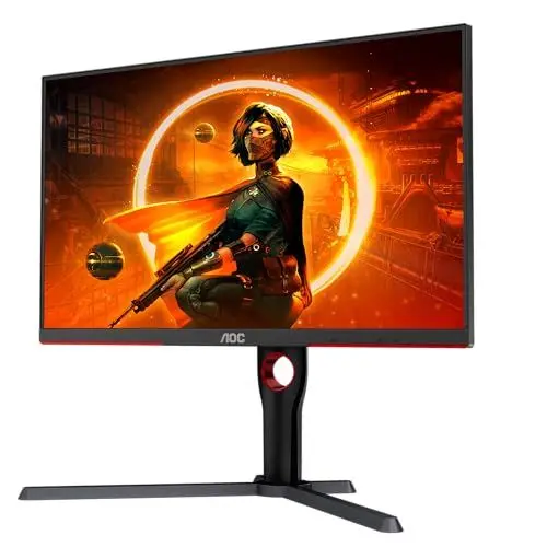 Produktbild: AOC Gaming Q27G3XMN - 27 Zoll QHD Monitor, 180 Hz, FreeSync Prem. Pro., HDR1000 (2560x1440, 1 ms GtG, HDMI, Display Port) schwarz-rot