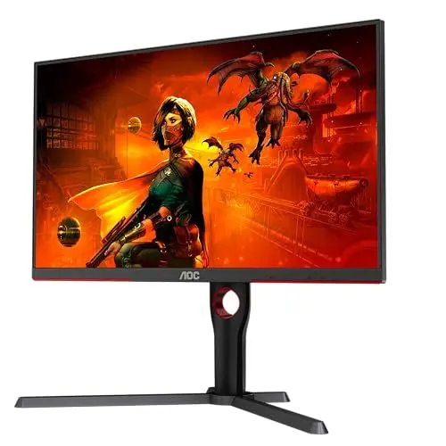 Produktbild: AOC Gaming U27G3X - 27 Zoll UHD Monitor, 160 Hz, FreeSync Pre., G-Sync comp., HDR400 (3840x2160, 1ms GtG, HDMI 2.1, DisplayPort) schwarz-rot