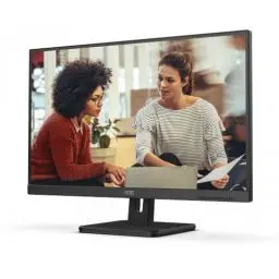 Produktbild: AOC Q27E3UAM - 27 Zoll Quad HD Monitor, AdaptiveSync, Laustprecher (2560x1440, 75 Hz, DisplayPort, HDMI, USB Hub) schwarz