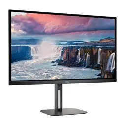 Produktbild: AOC Q27V5N - 27 Zoll QHD Monitor, Lautsprecher, höhenverstellbar (2560x1440, 75 Hz, DisplayPort, HDMI) schwarz