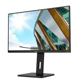 Produktbild: AOC U32P2 - 32 Zoll UHD Monitor, höhenverstellbar (3840x2160, 75 Hz, HDMI 2.0, DisplayPort, USB Hub) schwarz