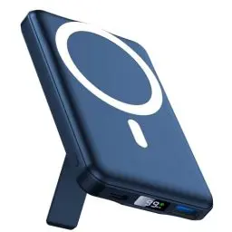 Produktbild: AOGUERBE Mag-Safe Powerbank 10000mah, Magnetische Externe Batterie, Wireless Power Bank 22.5W PD Schnelles Laden mit LED-Display, Faltbarer Akkupack für iPhone 16/15/14/13/12/Mini/Pro/Pro Max