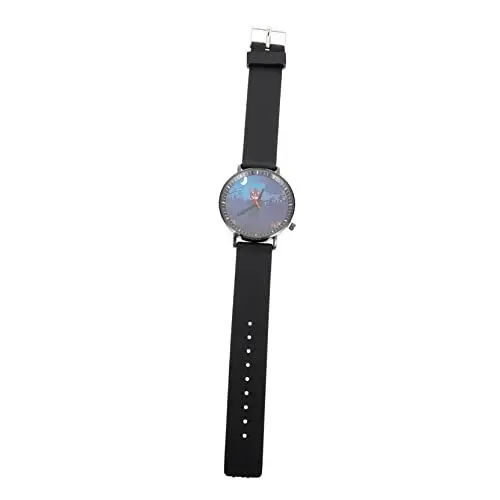 Produktbild: AOKWAWALIY 1Stk Halloween-Uhren themenorientierte Halloween-Uhr Halloween-Armbanduhr halloween halloween assecoires Festival-Armbanduhr Unisex-Armbanduhr Rostfreier Stahl Black