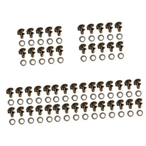 Produktbild: AOKWAWALIY 50 Stück Schuhschnalle Kletterstiefel Spitzenschnallen Schnürsenkelschnallen Schnürsenkel Reparaturschnalle Metall Schnürsenkelhaken Schuhzubehör Schnürsenkelhaken