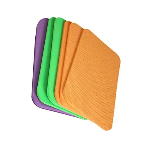 Produktbild: AOKWAWALIY 6st Meditation Kniekissenauflage Knieschützer Yoga-kissen Garten Kniematte Yoga-sitzpolster Trainingskniekissen Knie Übungsmatte Yoga-kniematte Kleines Kissen Sport Fitness