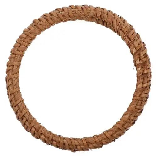 Produktbild: AOKWAWALIY Hölzern Sommerarmband Modeschmuck Für Damen Frauen Schmuck Grob Gewebter Armreif Böhmisches Armband Korbarmreif Geflochtene Armbänder Edler Schmuck Für Damen Böhmische Armbänder -