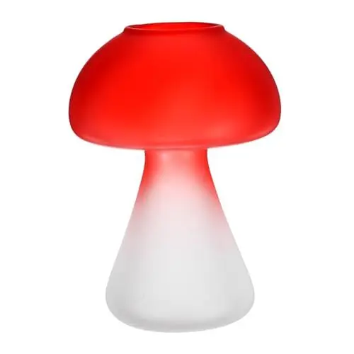 Produktbild: AOKWAWALIY Pilzvase Blumenvasenbehälter aus Glas mittelstücke für blumenvasen Glas Wohnkultur Pflanzendekor Dekovase aus Glas Hydrokulturvase Esstisch schmücken Dekorationen