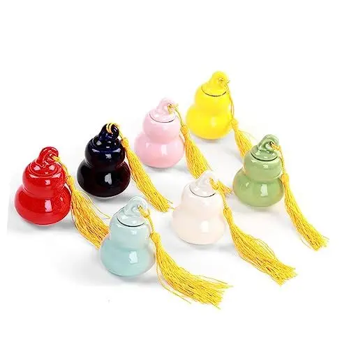 Produktbild: Garneck Mini-teedose Aus Keramik Kürbisform Flasche Besonderer Deckel Perfektes