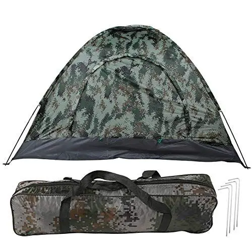 Produktbild: AONYAYBM Zelt für 3 und 4 Personen, Wasserdichtes und Winddichtes Campingzelt, Zelt für Erwachsene, Tragbares Einlagiges Schutzzelt für Outdoor-Camping, Wandern, Rucksackreisen, Bergsteigen