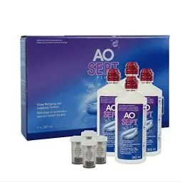 Produktbild: Aosept Plus Kontaktlinsen-Pflegemittel, Systempack, 4 x 360 ml
