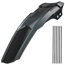 Produktbild: Aotoyou Fahrrad Schutzblech Mountainbike, Mudguard MTB Spritzschutz Fahrrad Vorne Mud Guard mit Kabelbinder für Fahrräder (1 Stück)