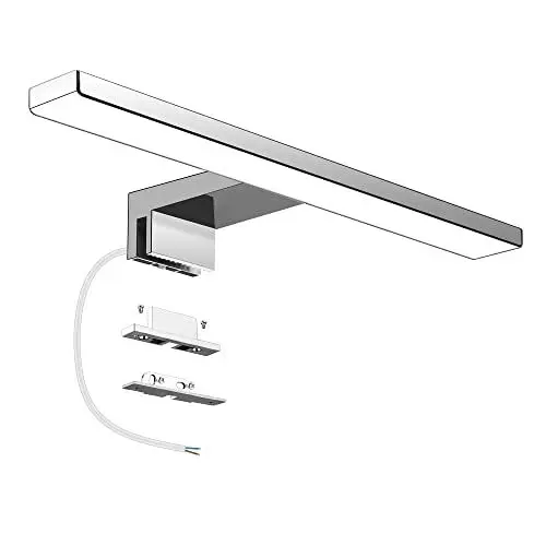 Produktbild: Aourow LED Spiegellampe Badezimmer Spiegelleuchte 5W 300mm 500lm Badleuchte Neutralweiß 4000k,Spiegellampen Spiegel Badezimmerschrank 230V,LED Badspiegelleuchten Badezimmerspiegel(kein Schalter)
