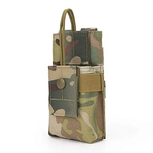 Produktbild: AOUTACC Molle Kurz-Radio-Tasche, Nylon Molle Taktische Radiohalterung Fall für BaoFeng UV-5R UV82 (CP)