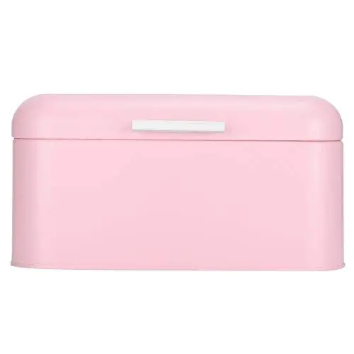 Produktbild: Aoveew Brotbehälter, großes Fassungsvermögen, Eisen-Brotaufbewahrungsbox mit flachem Deckel, fingerabdruckresistent, kompaktes Design für Küche, Badezimmer und mehr