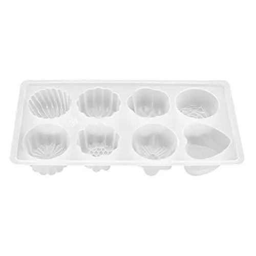 Produktbild: Aoveew Dessertformen, Multi-Muster, antihaftbeschichtet, Schokoladenformen, Geleeformen, Puddingformen, langlebiges und Flexibles Werkzeug zur Dessertherstellung für Ihre Küche