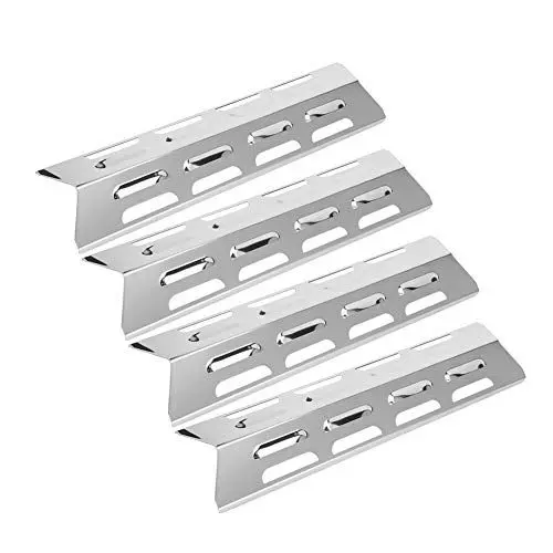 Produktbild: Aoveew Edelstahl-Heizplatten, langlebige Grillbrenner-Abdeckung für by, BBQ Tek, MF Optimal FG Gasgrill-Ersatzteile