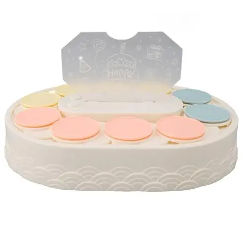Produktbild: Aoveew Rotierender Cupcake-Ausstellungsständer, Tisch-Cupcake-Maschinen-Drehteller, automatischer Drehteller, Dessertmaschinen-Drehteller und Drehteller für Hochzeiten,