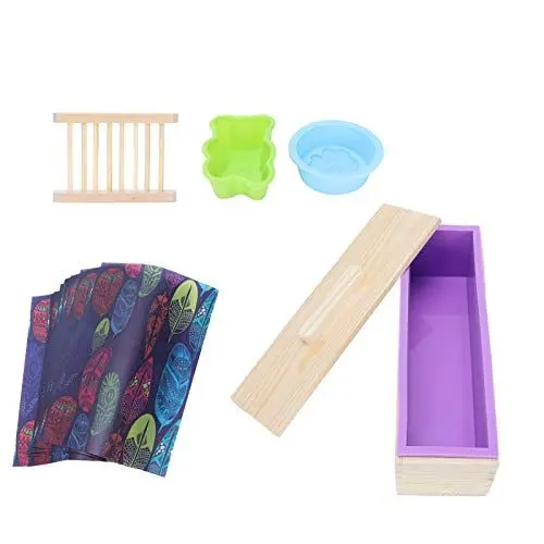 Produktbild: Aoveew Seifenherstellungs-Set, Ultimatives Seifenform-Set für selbstgemachtes Backen, rechteckiges Silikon-Brotform-Set mit Backutensilien (AoveewGj1i37S-11)